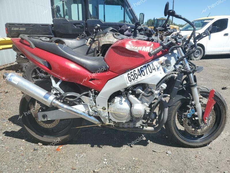 YAMAHA YZF600 R 1999 red  gas JYA5AHE06XA015628 photo #1