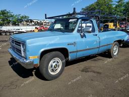 CHEVROLET R20 1987 blue pickup gas 1GCFR24H5HF326185 photo #2