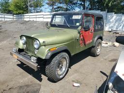 JEEP JEEP CJ7 1986 green 2dr spor gas 1JCCF87E7GT128660 photo #2