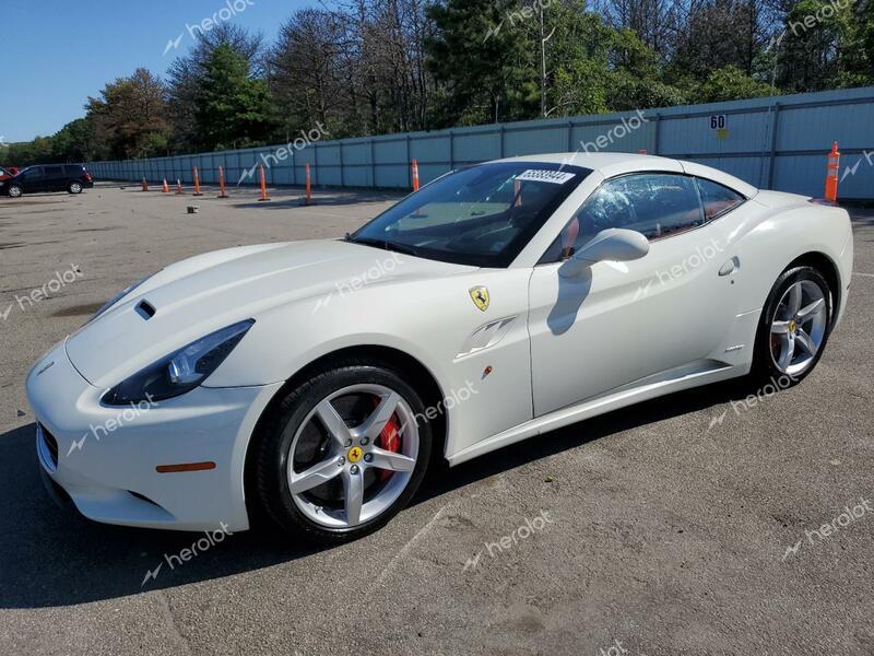 FERRARI CALIFORNIA 2010 white converti gas ZFF65LJA3A0172062 photo #1