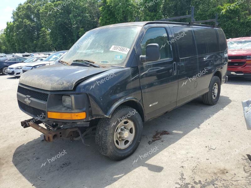 CHEVROLET EXPRESS G2 2005 black  gas 1GCGG25VX51123610 photo #1