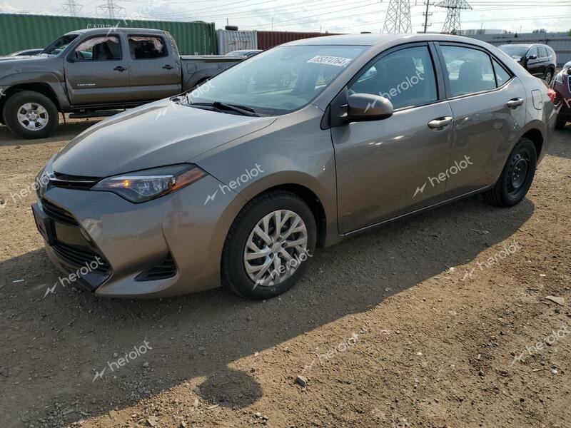 TOYOTA COROLLA L 2017 gray  gas 2T1BURHE6HC863713 photo #1