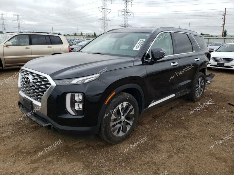 HYUNDAI PALISADE S 2020 black  gas KM8R24HE7LU035734 photo #1