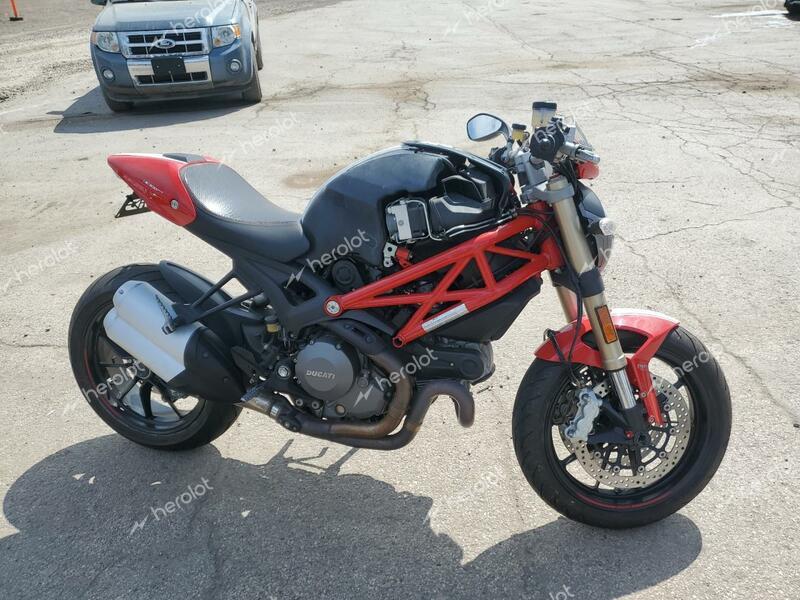 DUCATI MONSTER 11 2012 two tone racer gas ZDM1RARR5CB059253 photo #1