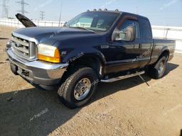 FORD F250 SUPER 2001 blue 4dr ext gas 1FTNX21L11ED28506 photo #2