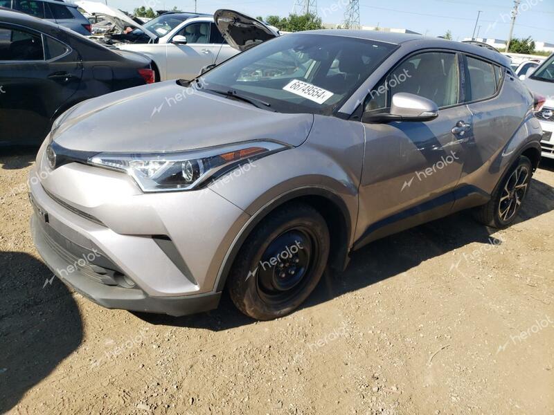 TOYOTA C-HR XLE 2019 gray  gas JTNKHMBX8K1014529 photo #1