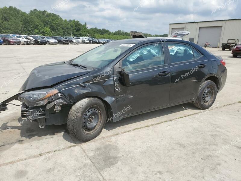 TOYOTA COROLLA L 2017 black sedan 4d gas 2T1BURHE4HC786050 photo #1