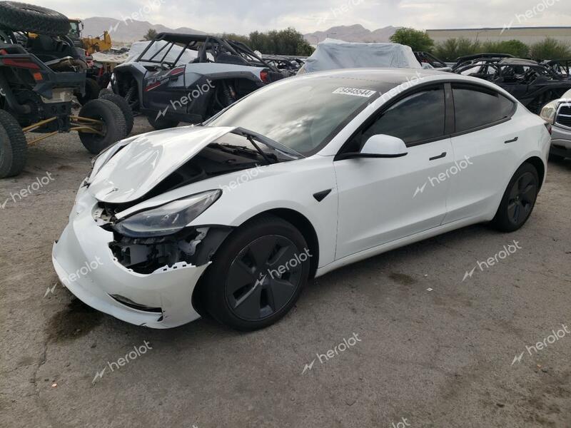 TESLA MODEL 3 2023 white  electric 5YJ3E1EA7PF467322 photo #1