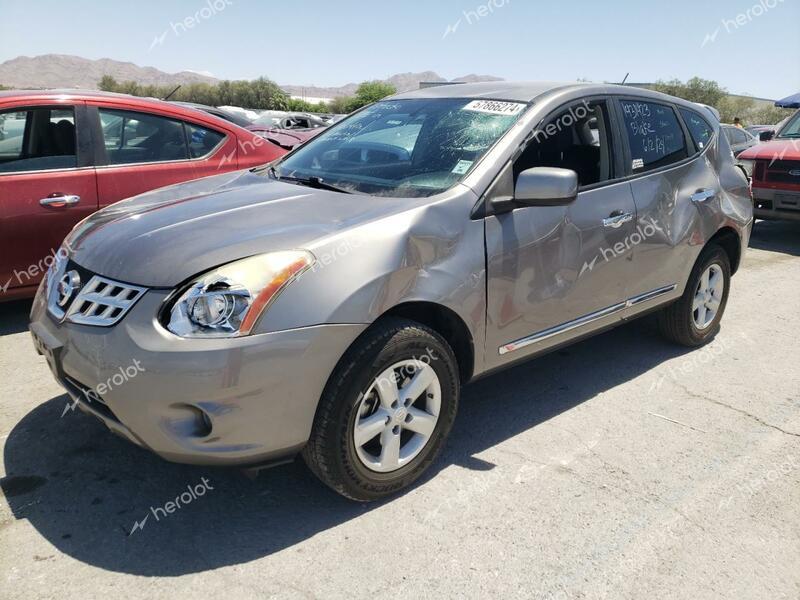 NISSAN ROGUE S 2013 gray 4dr spor gas JN8AS5MT7DW503533 photo #1