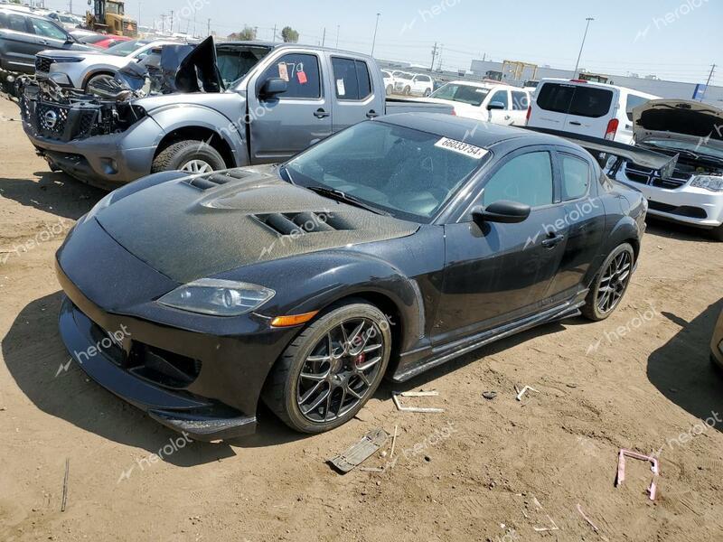 MAZDA RX8 2006 black  gas JM1FE173X60203665 photo #1