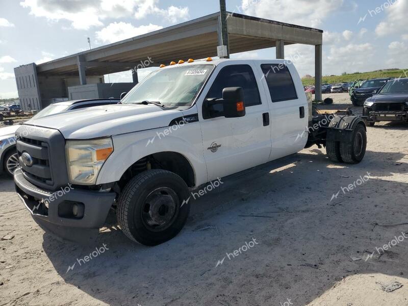 FORD F350 SUPER 2013 white  diesel 1FD8W3HT2DEA12348 photo #1