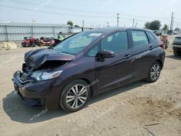 HONDA FIT EX 2015 purple  gas 3HGGK5H83FM710954 photo #2