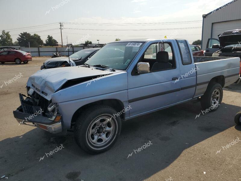 NISSAN D21 KING C 1987 blue pickup gas JN6HD16S2HW001257 photo #1