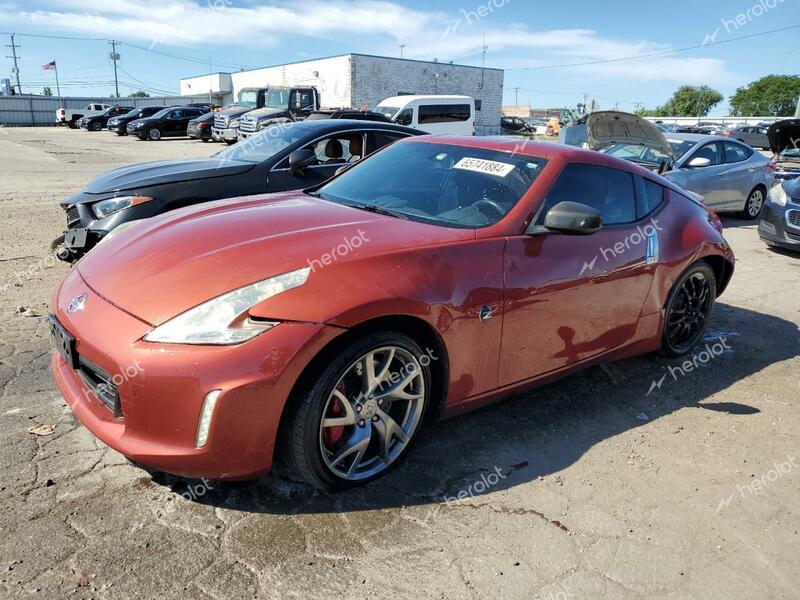 NISSAN 370Z BASE 2013 orange  gas JN1AZ4EH6DM880171 photo #1