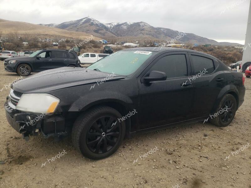 DODGE AVENGER SE 2014 black  gas 1C3CDZAB5EN120686 photo #1