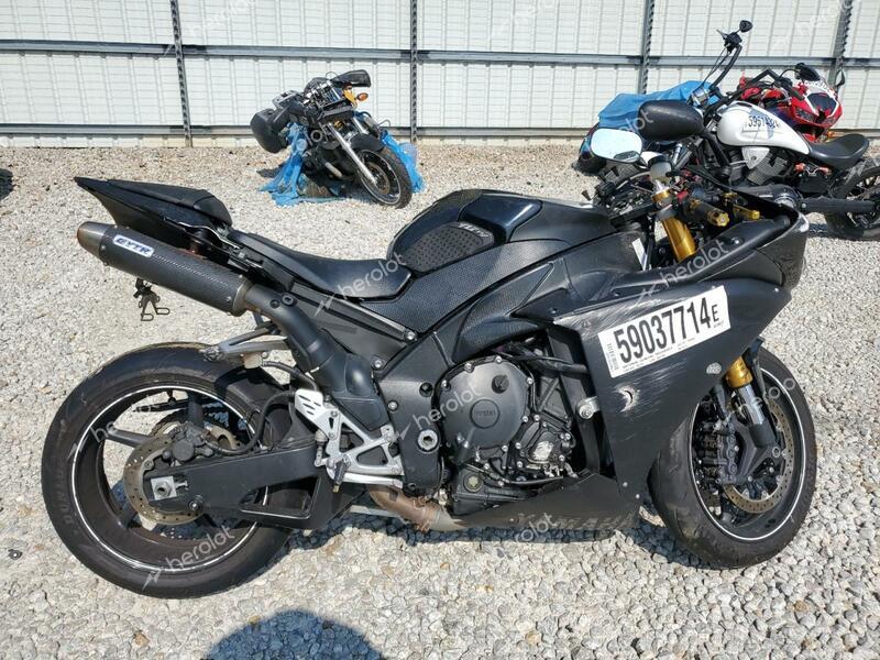 YAMAHA YZFR1 2011 black racer gas JYARN23E2BA011151 photo #1