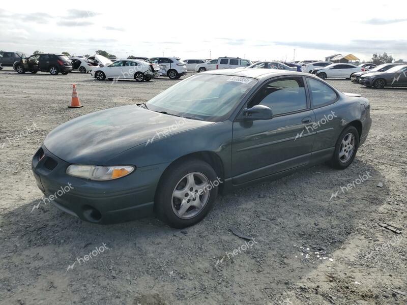 PONTIAC GRAND PRIX 1998 green  gas 1G2WP12K3WF293042 photo #1