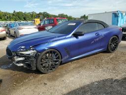 BMW M850XI 2021 blue  gas WBAFY4C09MCF48850 photo #2