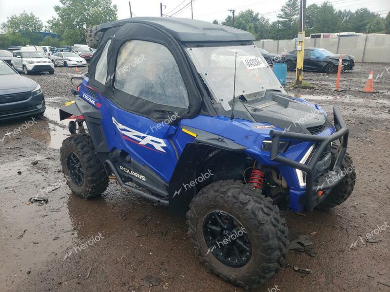 POLARIS RZR TRAIL 2022 blue  gas 3NSASE995NN478389 photo #1