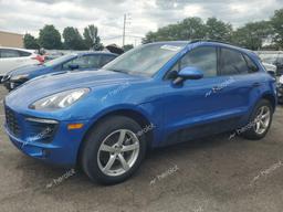 PORSCHE MACAN 2017 blue  gas WP1AA2A59HLB05751 photo #2