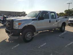 FORD F250 SUPER 2011 silver crew pic gas 1FT7W2B65BEA64826 photo #2