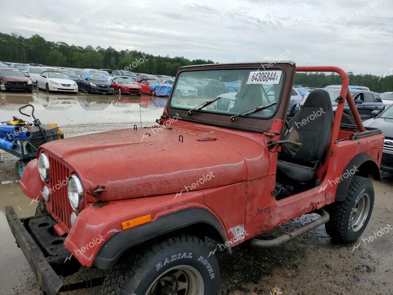 JEEP CJ-7 1986 red  gas 1JCUM87AXGT065643 photo #1