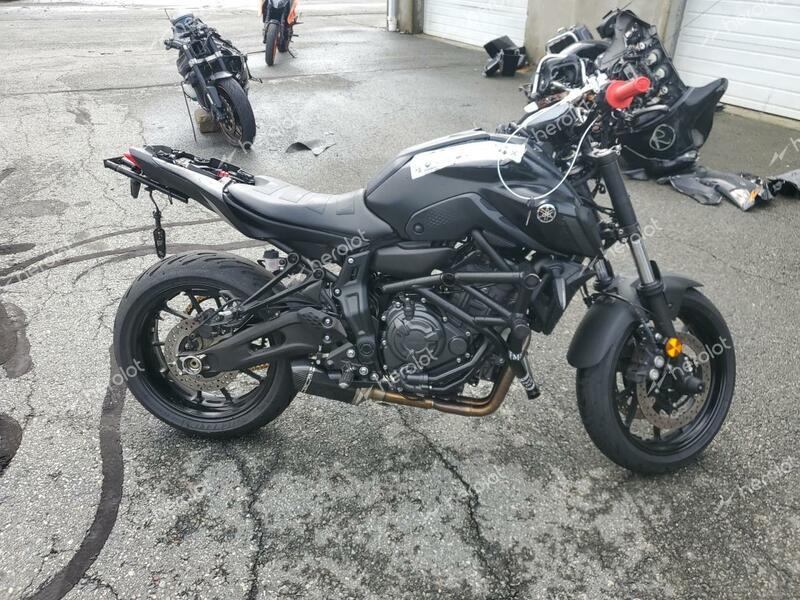 YAMAHA MT07 2021 black  gas JYARM32E4MA002383 photo #1