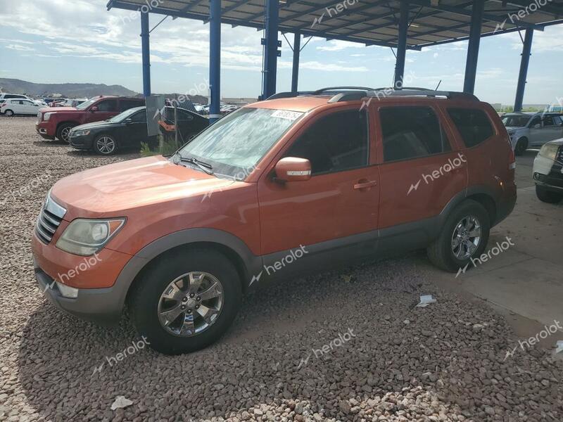 KIA BORREGO LX 2008 orange  gas KNDJJ741085009275 photo #1