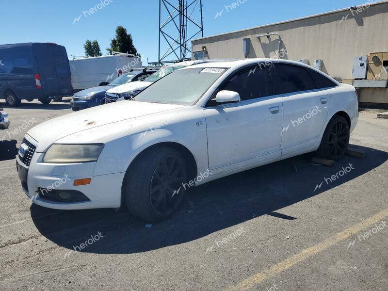 AUDI A6 3.2 2008 white sedan 4d gas WAUAH74F88N157260 photo #1