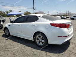 KIA OPTIMA LX 2014 white  gas 5XXGM4A72EG307228 photo #3