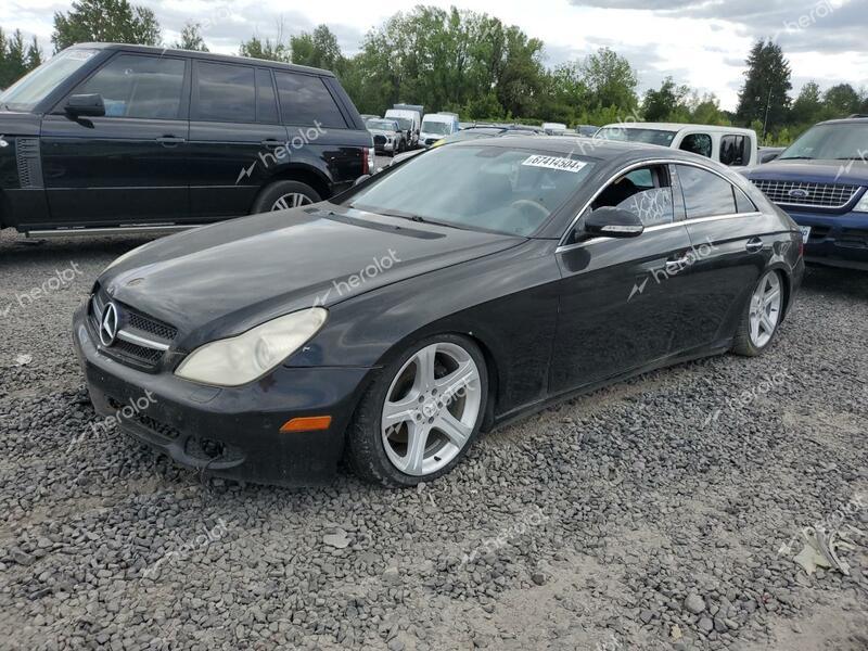 MERCEDES-BENZ CLS 500C 2006 black  gas WDDDJ75X46A011640 photo #1