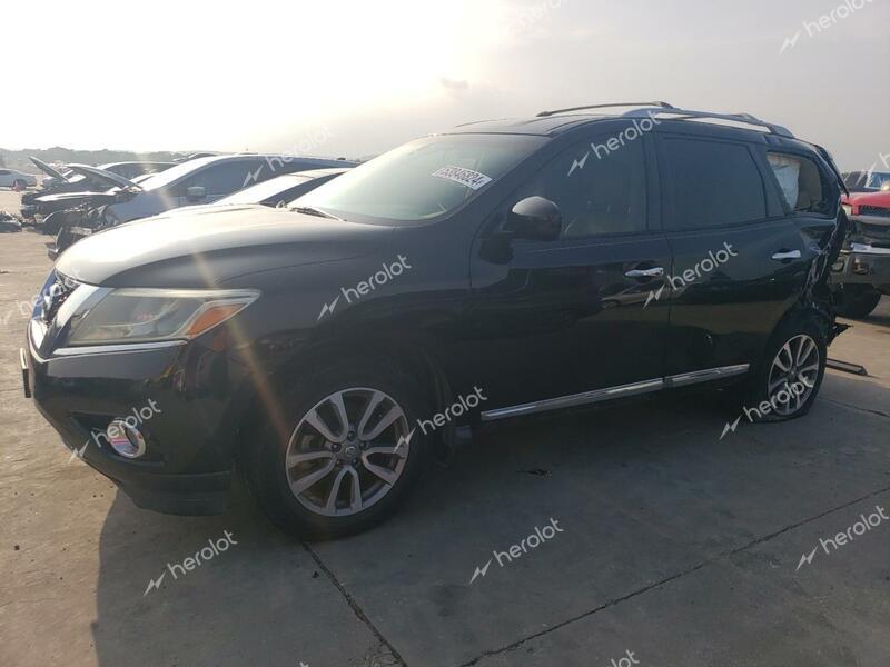 NISSAN PATHFINDER 2013 black  gas 5N1AR2MN9DC641160 photo #1