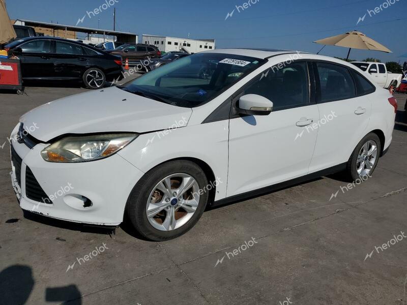 FORD FOCUS SE 2014 white sedan 4d gas 1FADP3F28EL332612 photo #1