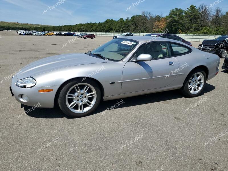 JAGUAR XK8 2002 silver coupe gas SAJDA41C22NA24177 photo #1