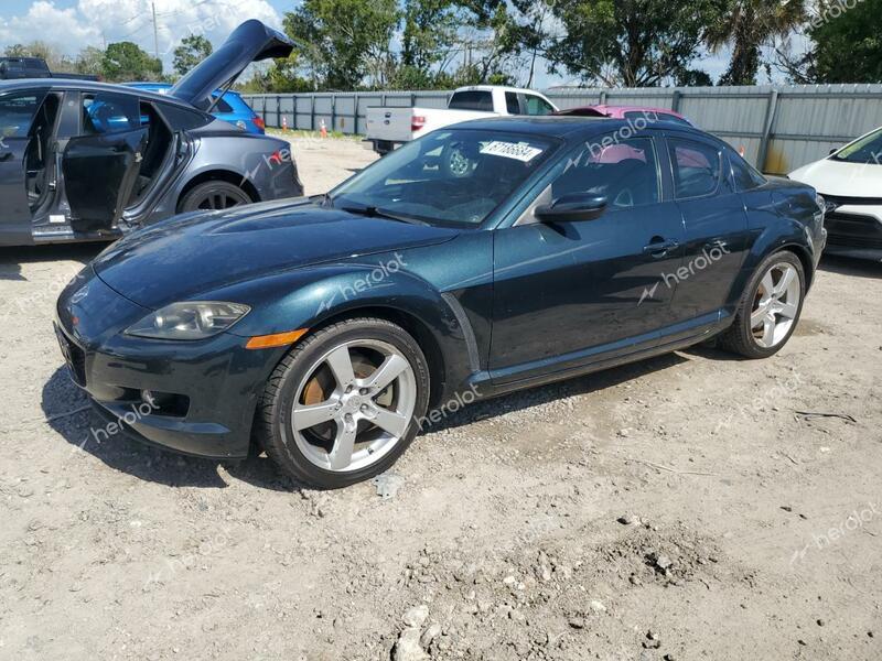 MAZDA RX8 2004 blue  gas JM1FE173440112260 photo #1