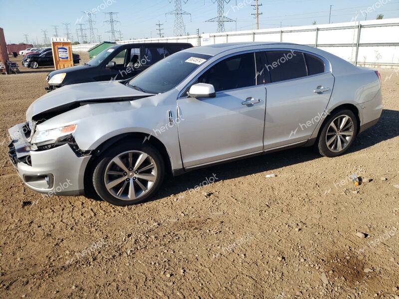 LINCOLN MKS 2009 silver  gas 1LNHM93R09G606839 photo #1