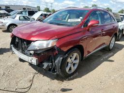 LEXUS RX 350 2010 red  gas 2T2BK1BA3AC068133 photo #2