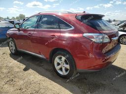 LEXUS RX 350 2010 red  gas 2T2BK1BA3AC068133 photo #3