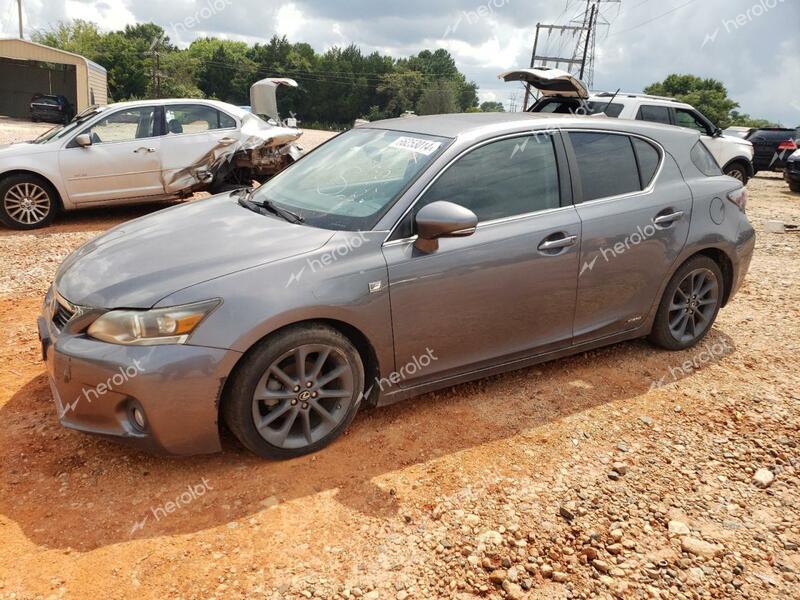 LEXUS CT 200 2013 gray hatchbac hybrid engine JTHKD5BH2D2128794 photo #1