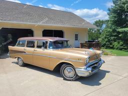 CHEVROLET WAGON 1957 gold   VB57N173900 photo #2