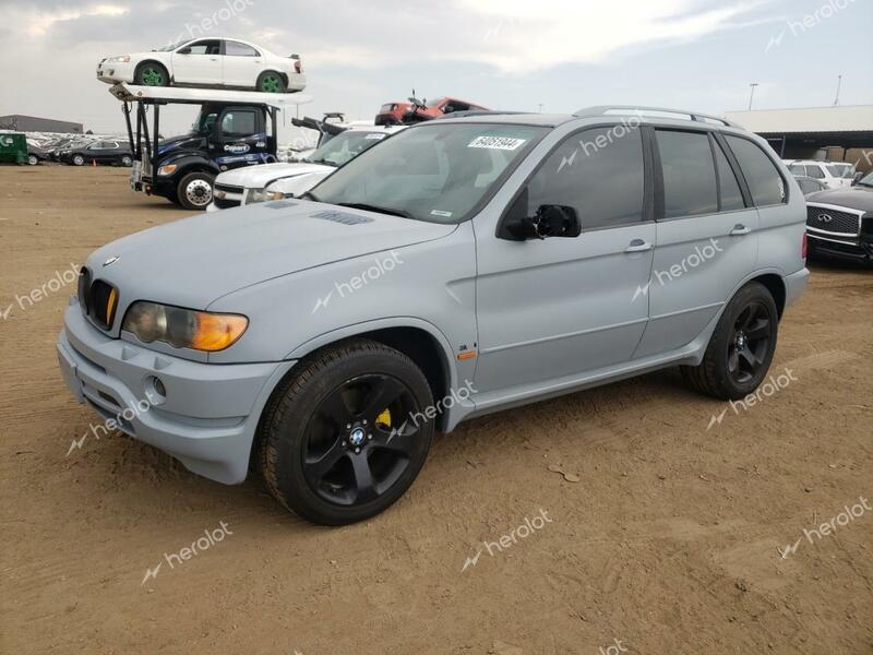 BMW X5 3.0I 2002 gray  gas 5UXFA53562LP32094 photo #1