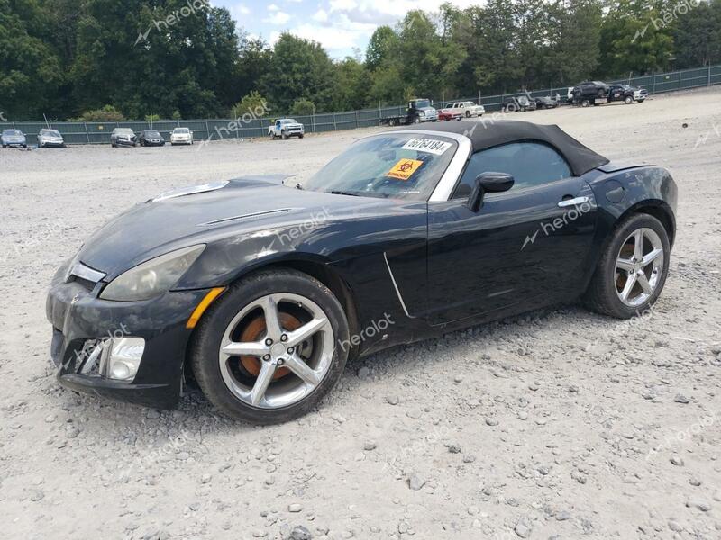 SATURN SKY REDLIN 2009 black  gas 1G8MT35X19Y104943 photo #1