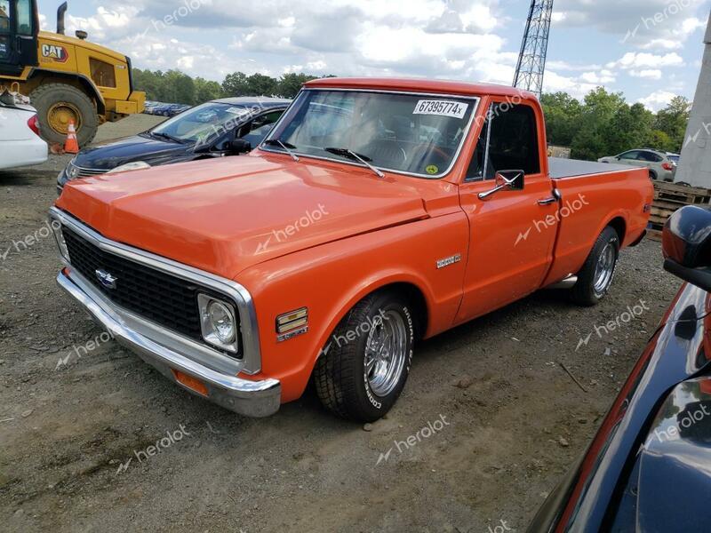 CHEVROLET 1/2 TON 1972 orange   CCE142S194248 photo #1