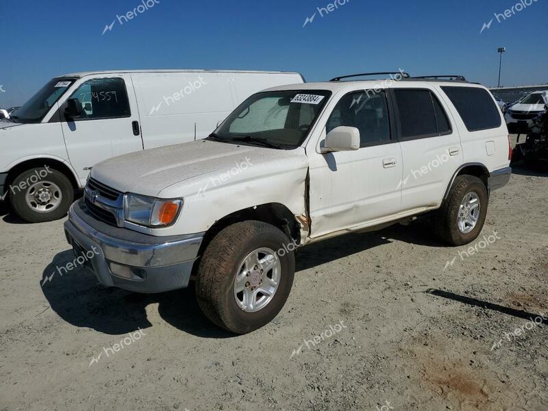 TOYOTA 4RUNNER SR 2002 white  gas JT3HN86R120377825 photo #1