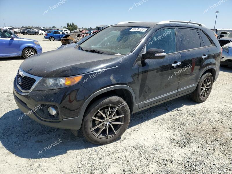 KIA SORENTO BA 2011 black  gas 5XYKT4A17BG093403 photo #1