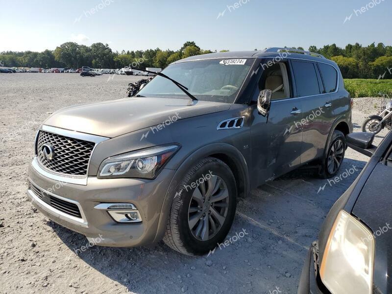 INFINITI QX80 2015 gray  gas JN8AZ2NF8F9570145 photo #1