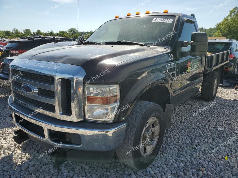 FORD F250 SUPER 2010 black pickup gas 1FTSF2BY4AEB35864 photo #1