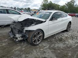 BMW 430XI 2018 white  gas WBA4W5C56JAA49140 photo #2