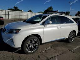 LEXUS RX 450H 2013 white  hybrid engine JTJBC1BA5D2058270 photo #2