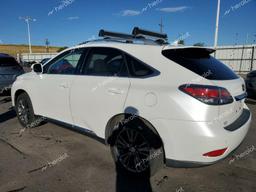 LEXUS RX 450H 2013 white  hybrid engine JTJBC1BA5D2058270 photo #3